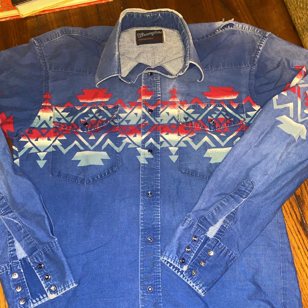 Vintage wrangler button down